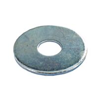 4 rondelles plates très larges acier zingué ∅16 - INVENTIV