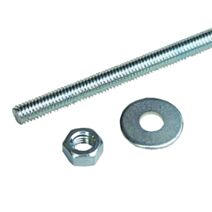 4 tiges filetées acier zingué ∅3x200 - INVENTIV