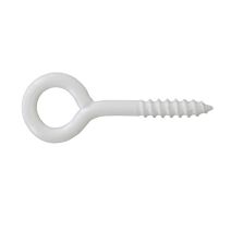 4 pitons à vis acier plastifié 6x60 - INVENTIV