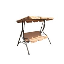 Balancelle acier Prima 170x110x152cm taupe - INVENTIV