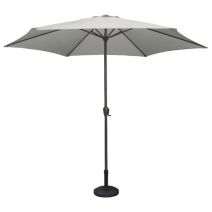 Parasol droit Chypre III Ø3m Gris - INVENTIV