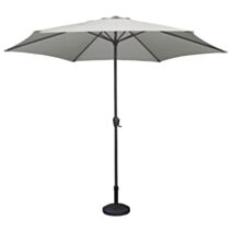 Parasol droit Chypre III Ø3m Gris - INVENTIV