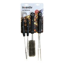 3 accessoires de cuisson Fourchette + Pince + Spatule -INVENTIV