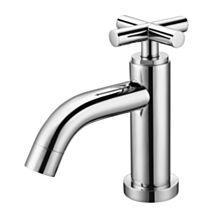 Robinet lave main eau froide chromé H. 138 mm - INVENTIV