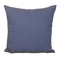 Coussin déhoussable coton Jaya 40x40cm bleu - INVENTIV