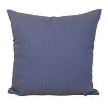 Coussin déhoussable coton Jaya 40x40cm bleu - INVENTIV