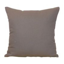 Coussin déhoussable coton Jaya 40x40cm gris foncé - INVENTIV