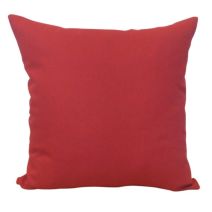 Coussin déhoussable coton Jaya 40x40cm rouge - INVENTIV