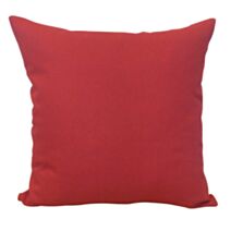 Coussin déhoussable coton Jaya 40x40cm rouge - INVENTIV