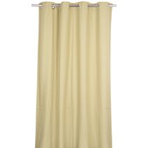 Rideau en coton coton Jaya vert kaki 140x240 cm - INVENTIV