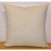Coussin déhoussable coton Jaya écru 40x40cm - INVENTIV