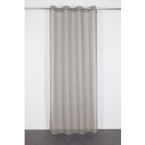 Voilage Alisa polyester 140x240cm taupe - INVENTIV
