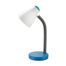 Lampe de bureau 25W bicolore blanc bleu - INVENTIV