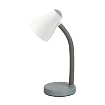 Lampe de bureau 25W bicolore blanc gris - INVENTIV