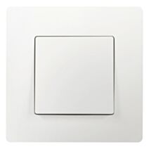 Interrupteur Va et Vient à Encastrer Di-Line Blanc - INVENTIV