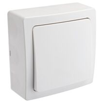 Bouton Poussoir Renov'Line en Saillie Blanc - INVENTIV'