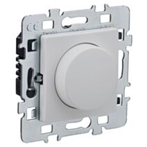 Variateur Rotatif 2 Fils Di-Line + Plaque Support Métal Blanc - INVENTIV'