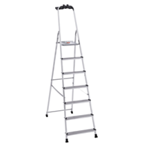 Escabeau 7 marches alu Accès à 3,40m - INVENTIV