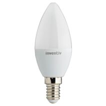 3 ampoules led SMD E14 flamme 250lm 3W blanc chaud - INVENTIV