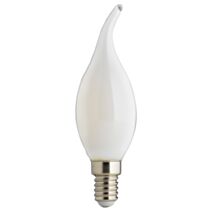 Ampoule Retroled flamme E14 opaque 470lm 5W blanc chaud - INVENTIV