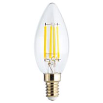 Ampoule Retroled flamme transparent E14 5W blanc chaud - INVENTIV