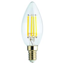 Ampoule Retroled flamme transparent E14 5W blanc chaud - INVENTIV