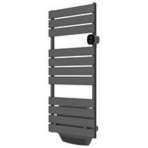 Sèche serviette inertie fluide + soufflerie Venio 1500W Anthracite - INVENTIV