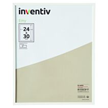 Cadre Photo PVC 24x30cm Blanc - INVENTIV