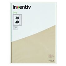 Cadre Photo PVC 30x40cm Blanc - INVENTIV