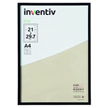 Cadre Photo PVC 21x29,7cm Noir - INVENTIV