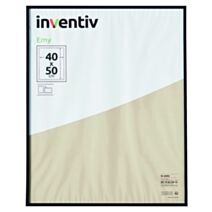 Cadre Photo PVC 40x50cm Noir - INVENTIV