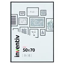Cadre Photo PVC 50x70cm Noir - INVENTIV
