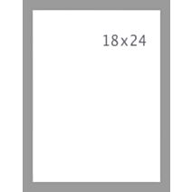 Cadre Photo PVC 18x24cm Silver - INVENTIV