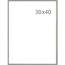 Cadre Photo PVC 30x40cm Silver - INVENTIV