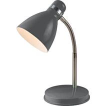 Lampe de bureau Pastel E27 gris foncé - INVENTIV