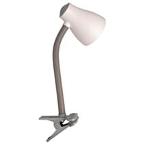 Lampe de bureau Pince Soha E27 25W Gris - INVENTIV