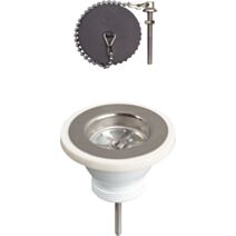 Bonde à bouchon pour évier 1 bac Ø 60 mm - INVENTIV