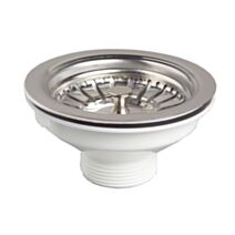 Bonde à panier sans trop-plein pour évier 1 bac Ø 90 mm - INVENTIV