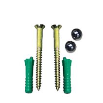 Jeu de vis de fixation cuvette / sol avec cache - INVENTIV