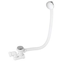 Vidage de baignoire Quick-clac chromé avec siphon - INVENTIV