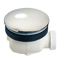 Bonde de douche dôme sortie horizontale pour receveur Ø90 mm - INVENTIV