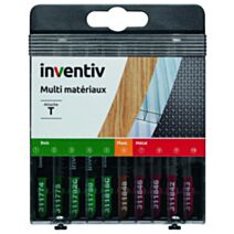 Coffret 10 lames T mixte - INVENTIV