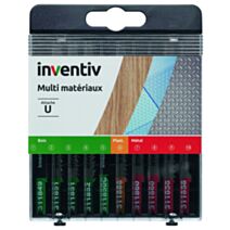 Coffret 10 lames U mixte - INVENTIV