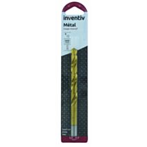 Foret métal HSS titane Ø12 mm - INVENTIV