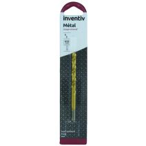 Foret métal HSS titane Ø8 mm - INVENTIV
