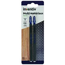 2 lames T mixte BS/MTL CP 3/100 mm -INVENTIV