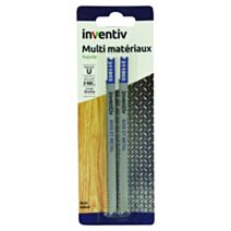 2 lames U mixte CP 3/100 mm - INVENTIV