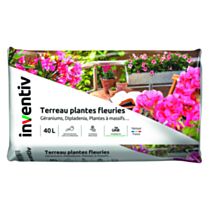 Terreau plantes fleuries 40L - INVENTIV