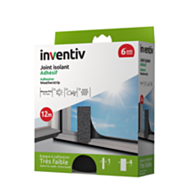 Joint Espace très faible (1-4 mm) 12m Noir - INVENTIV
