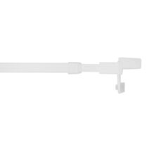 Tringle de Vitrage Ø9mm Embouts Rivet 40-65cm Blanc Mat - INVENTIV